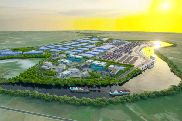 Phối cảnh Trung tâm logistics, cảng cạn ICD và cảng tổng hợp Tây Ninh tại xã Hưng Thuận