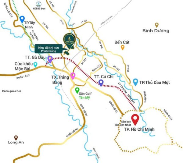 Dự án nằm tại vị trí đắc địa của khu vực